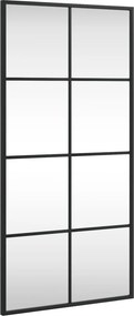 vidaXL Καθρέφτης Ορθογώνιος Μαύρος 40 x 80 εκ. από Σίδερο