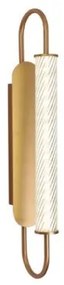 Απλίκα Φωτιστικό Τοίχου LED 12W 3CCT InLight-43056-Golden-Χρυσό 43056-Golden