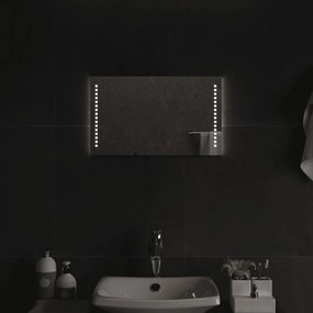 vidaXL Καθρέφτης Μπάνιου με LED 30x50 εκ.