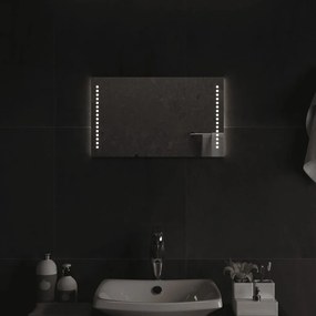 vidaXL Καθρέφτης Μπάνιου με LED 30x50 εκ.