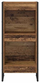 vidaXL Βιβλιοθήκη Παλιό Ξύλο 80 x 30 x 155 εκ Επεξεργασμένο ξύλο
