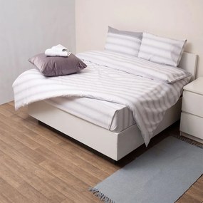 Παπλωματοθήκη Premium 5011 (Σετ 3τμχ) Grey Anna Riska Υπέρδιπλo 220x240cm 100% Βαμβάκι