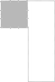 vidaXL Σπιτάκι Σκύλου Ασημί 4,84 μ² Ατσάλινο