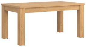 Τραπέζι Orlando AH114, Δρυς, 76x90x160cm, 55 kg, Επιμήκυνση, Πλαστικοποιημένη μοριοσανίδα | Epipla1.gr