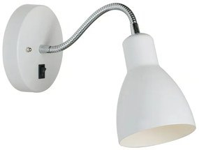 Απλίκα Φωτιστικό Τοίχου E14 15W IP20 Cyclone Nordlux-72991001-Λευκό 72991001