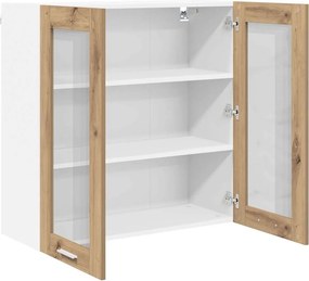 vidaXL Κρεμαστό ντουλάπι Artisan Oak 80 x 31 x 80 εκ.