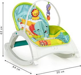 3-in-1 rocking chair vibration sounds Ecotoys