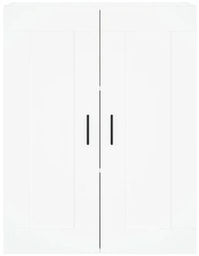 vidaXL Ντουλάπι Τοίχου Λευκό 69,5 x 34 x 90 εκ. από Επεξεργασμένο Ξύλο