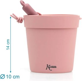 Σετ Κουβαδάκια Παραλίας Kiokids Pink 5τμχ.