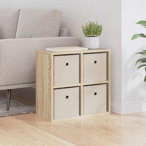 vidaXL Πλαϊνό γραφείο Δρύς Sonoma 49,5 x 22 x 47 εκ