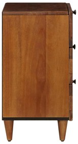 vidaXL Πλαϊνό γραφείο 2 pcs Καρυδιά 60 x 33,5 x 75 εκ.