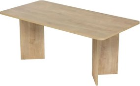 Τραπέζι Linza Megapap χρώμα honey oak 180x90x75εκ.