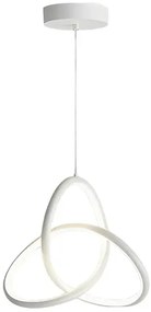 POWERTECH LED φωτιστικό οροφής HLL-0121, 15W, 4000K, Φ22cm x 1m, λευκό