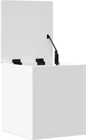 vidaXL Κουτί Αποθήκευσης Λευκό 40x42x46 εκ. Επεξεργασμένο Ξύλο