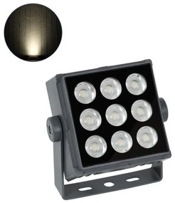 FLOOD-TINY 90369 Προβολέας Σποτ Wall Washer LED 27W 2565lm 3° DC 24V Αδιάβροχο IP65 Φυσικό Λευκό 4500K Dimmable-Γκρ Globostar 90369 Ανθρακί