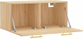 vidaXL Ντουλάπι Τοίχου Sonoma Δρυς 80x36,5x35 εκ. Επεξεργασμένο Ξύλο