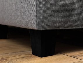 Γωνιακός Καναπές Scandinavian Choice C149, Μαύρο, Ανοιχτό γκρι, 250x195x79cm, Πόδια: Πλαστική ύλη | Epipla1.gr