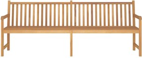 vidaXL Παγκάκι Κήπου 228 εκ. από Μασίφ Ξύλο Teak