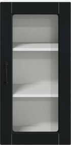 vidaXL Ραφιέρα τοίχου LUCCA 2 pcs Μαύρο 40 x 31 x 80 εκ.