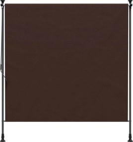 vidaXL Εξωτερικό ρολό Καφέ 150 x 270 cm