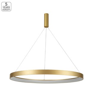 Γραμμικό Φωτιστικό SE LED 100 AMAYA PENDANT GOLD MAT Δ5 - 51W - 100W - 77-8149