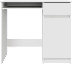 vidaXL Γραφείο Λευκό 86x49x76 εκ. από Επεξεργασμένο Ξύλο