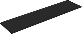 VidaXL Κεφαλάρι Τοίχου 12 τμχ. 60 x 15 cm Μαύρο ύφασμα