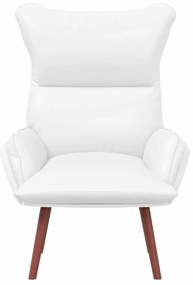 vidaXL Χαλαρωτική Πολυθρόνα Λευκό 69 x 74 x 93 εκ. Τεχνητό δέρμα