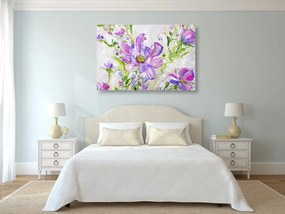 Εικόνα ζωγραφισμένα καλοκαιρινά λουλούδια