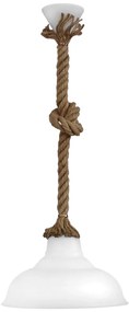 Φωτιστικό Οροφής Μονόφωτο Heronia Public 31-1172 Rope/White