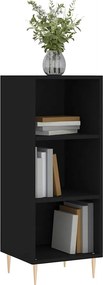 vidaXL Ντουλάπι Μαύρο 34,5x32,5x90 εκ. Επεξεργασμένο Ξύλο