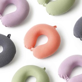 Μαξιλαράκι Ταξιδίου Memory Foam Σχήμα Πέταλο - Μωβ