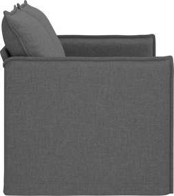 vidaXL Καναπές Σκούρο Γκρι