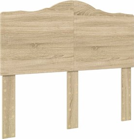 vidaXL Κρεβάτι Αποθήκης Δρύς Sonoma 135 x 190 cm Επεξεργασμένο ξύλο