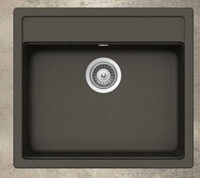 Schock Manhattan 30060 - Νεροχύτης Κουζίνας Γρανίτη 57x51 - Asphalt