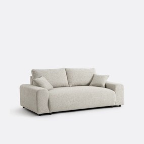 2θέσιος ίσιος καναπές από στικτό ύφασμα GALENE