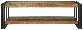 vidaXL Τραπεζάκι Σαλονιού Πολυχρωμο 120x50x38 εκ. Στερεό ανακυκλωμένο ξύλο
