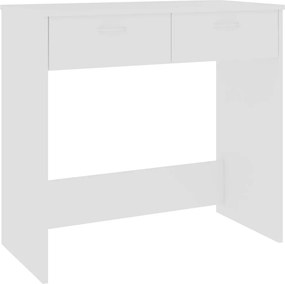 vidaXL Γραφείο Λευκό 80 x 40 x 75 εκ. από Επεξ. Ξύλο