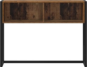 vidaXL End Table Παλιό Ξύλο 100 x 36 x 75 εκ. Επεξεργασμένο ξύλο
