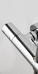 Eurorama Thermo Round 615066 Chrome - Θερμοστατικη στήλη ντουζ 2 εξοδων