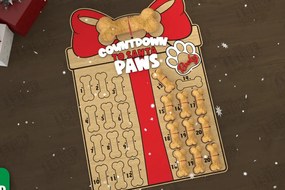 Intra απο ξύλο plywood 3mm-4mm πάχος – Pet Advent Calendar | Λιχουδιές για κατοικίδια Δίασταση 20x20 cm INTRAFABR-110837826
