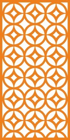 Σετ των 2 Intra απο ξύλο plywood 3mm-4mm πάχος - Γεωμετρικό σχέδιο στολίδι Δίασταση 10x10 cm Intraeaxys-51rr8qr1