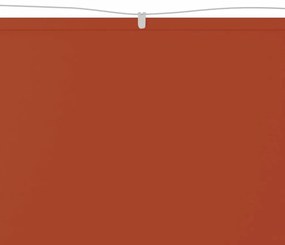 Τέντα Κάθετη Τερακότα 100 x 420 εκ. από Ύφασμα Oxford - Κόκκινο