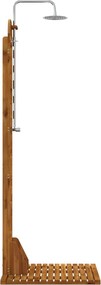 vidaXL Εξωτερικό ντους 225 cm Φυσικό