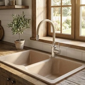 Sanitec Classic 322 (81×50) - Γρανιτένιος νεροχύτης - Granite Celtic Stone