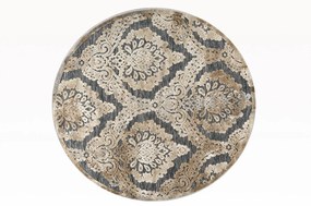Χαλί BOHEME 23/957 &#8211; ROUND 160×160 cm ROUND 160X160 ΚΑΦΕ-ΓΚΡΙ