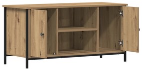 vidaXL Επιπλο τηλεόρασης Artisan Oak 100x40x50 εκ. Επεξεργασμένο ξύλο και χάλυβας