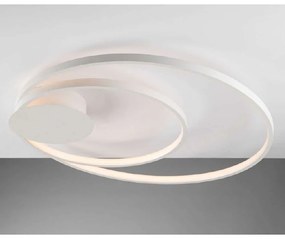 Φωτιστικό Οροφής - Πλαφονιέρα Diem LED-DIEM-PL-BCO 40W Led Φ61,5cm 6cm White Luce Ambiente Design Aluminium