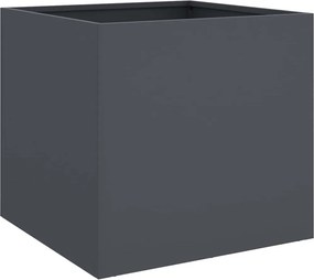 vidaXL Ζαρντινιέρα Ανθρακί 42x40x39 εκ. από Χάλυβα