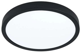 Φωτιστικό Οροφής-Πλαφονιέρα Fueva-Z 98847 28,5x2,8cm Dimmable Led 19,5W Black Eglo Ατσάλι,Πλαστικό